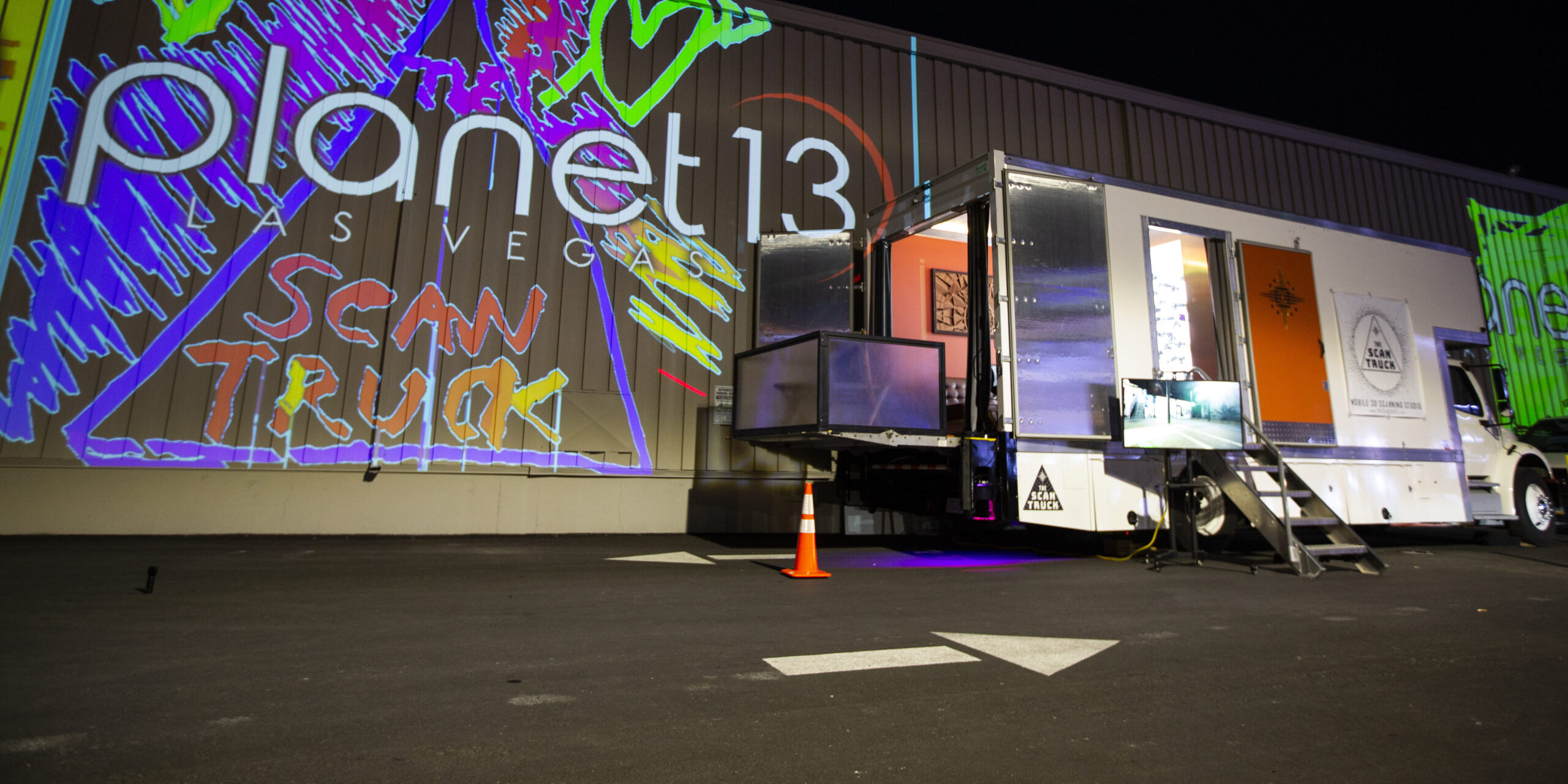 The Scan Truck mobile 3D scanning studio on location
